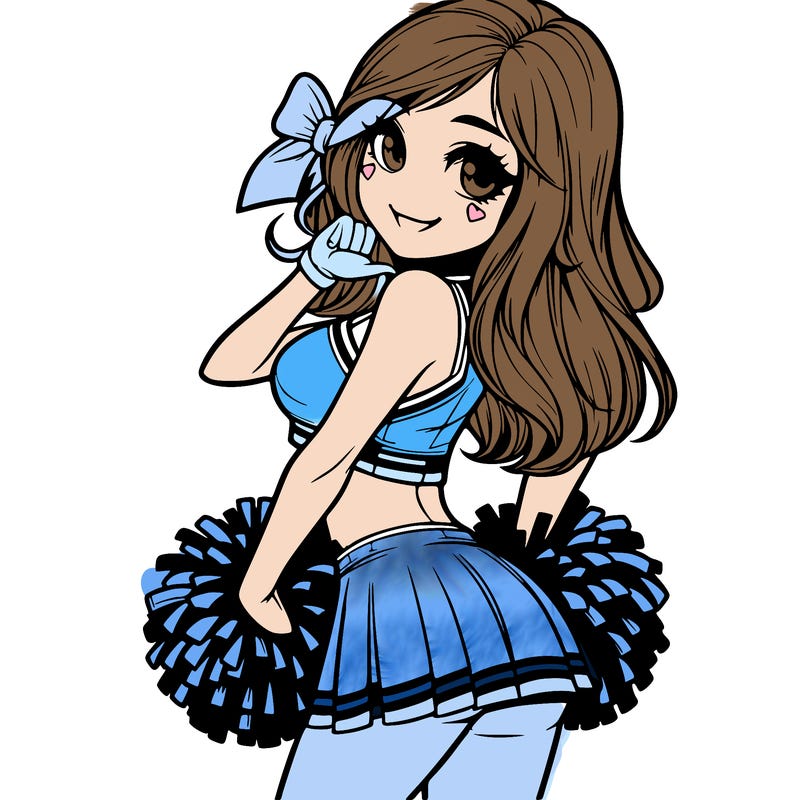 realistic cheerleader