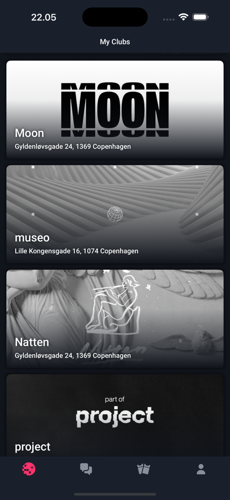 Nyx - nightlife platform - List of popular nightclubs in Copenhagen on the Nyx nightlife platform
