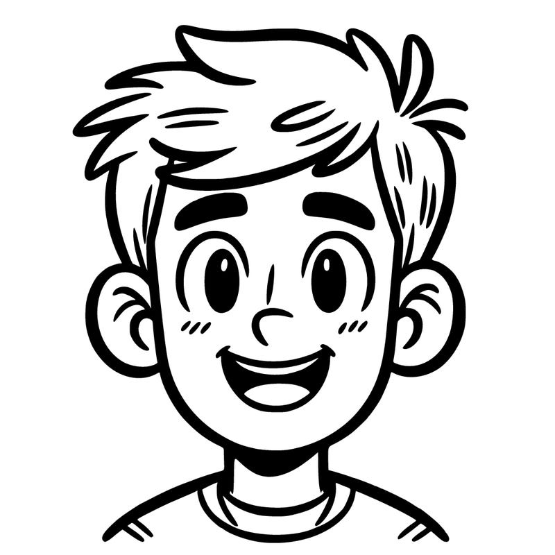 a guy that looks happy