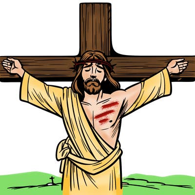 jesus on the cross