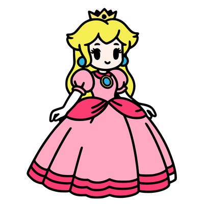 princess peach from mario