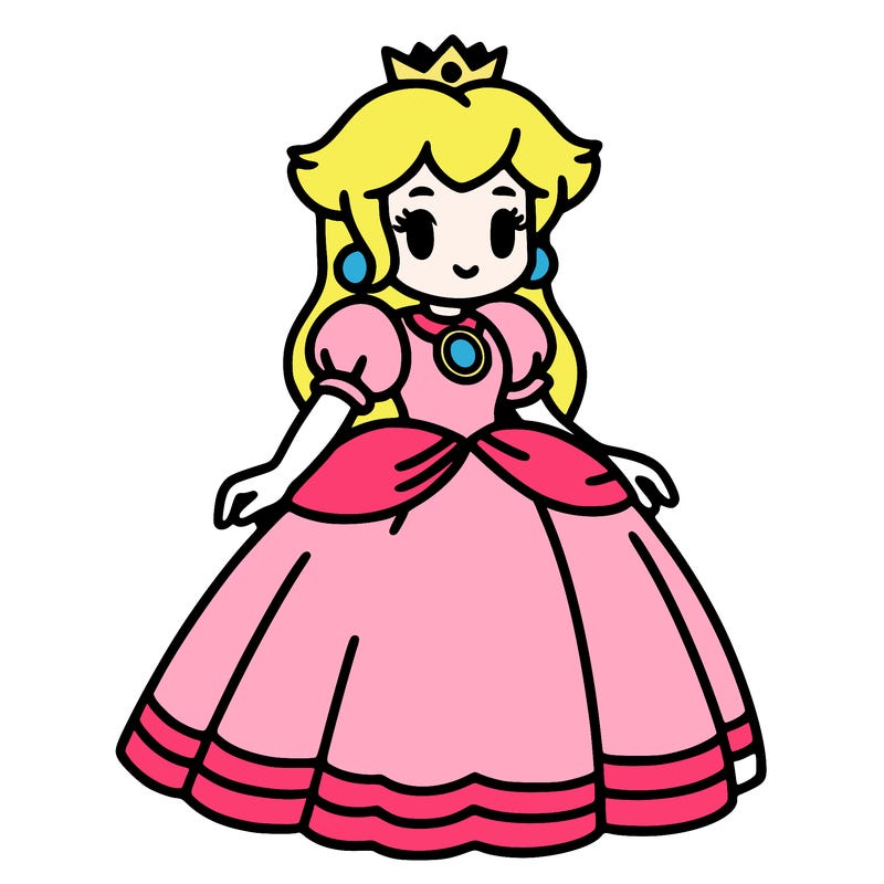 princess peach from mario