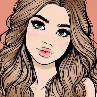 beautiful realistic girl