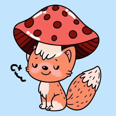 mushroom fox