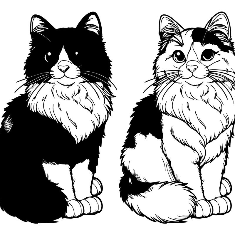 calico cat. realistic.