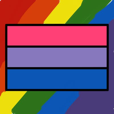 a flag with only three lines for three big stripes