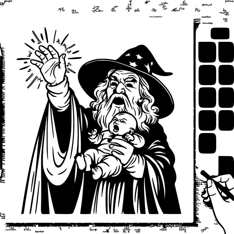 remus lupin holding fussing baby.