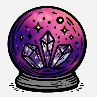 psychic crystal ball