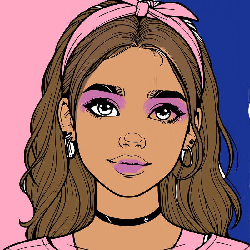 realistic teenage girl