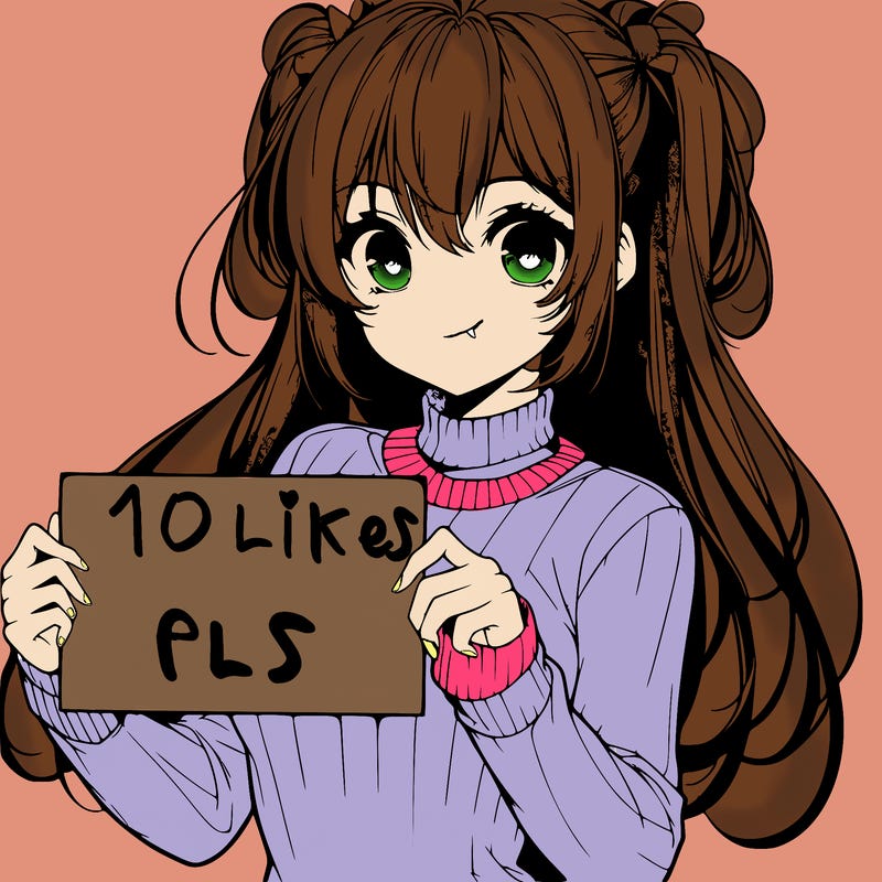 realistic pretty anime girl holding blank sign