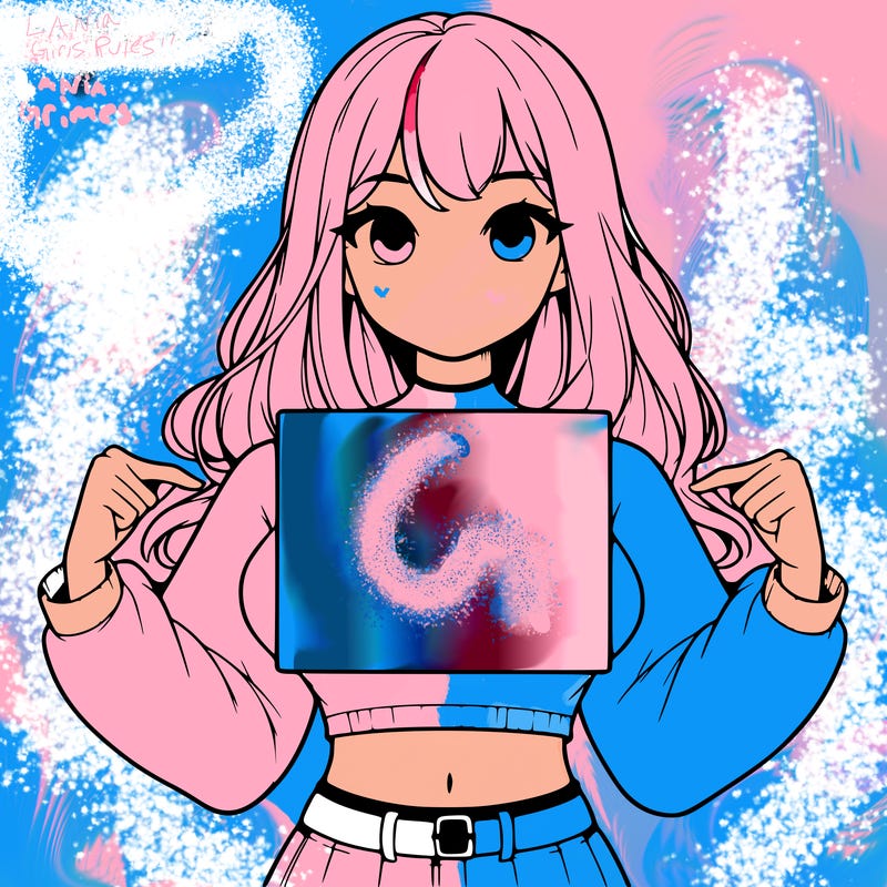 girl holding a blank sign in a long sleeve crop top