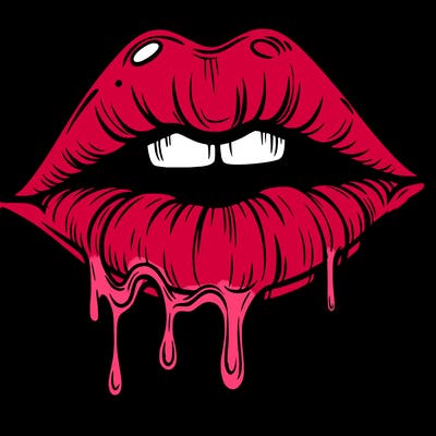 lips that look realistic and drip