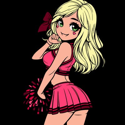 realistic cheerleader