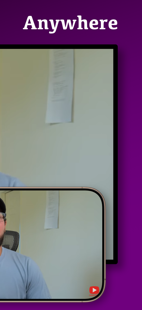 Duplicación de pantalla de iPhone de contenido de video a una pantalla más grande