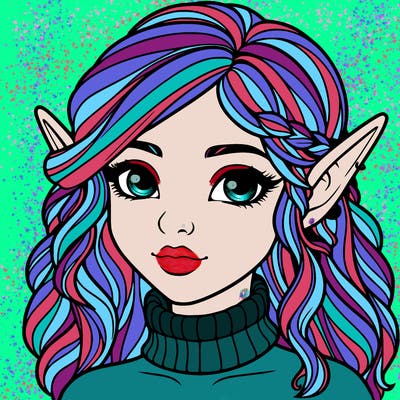 realistic girl elf