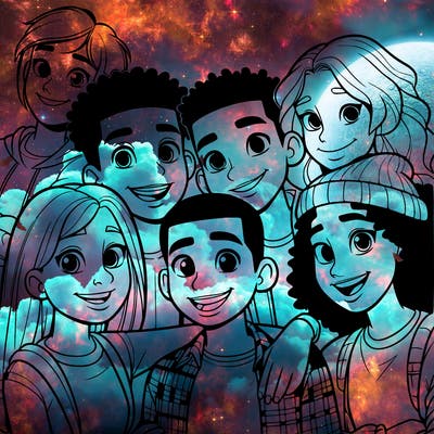 a mixed friend group