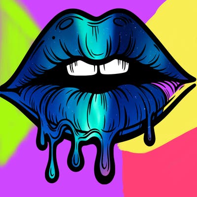 lips that look realistic and drip