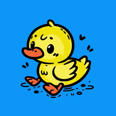 cute duck