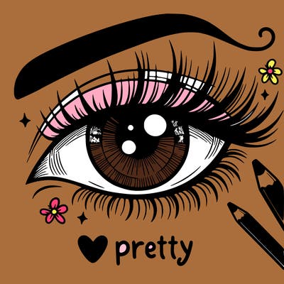 pretty eye