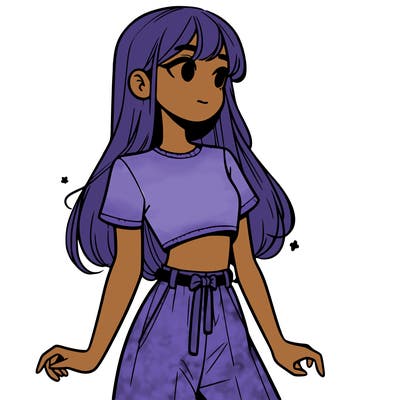 girl in a cute crop top