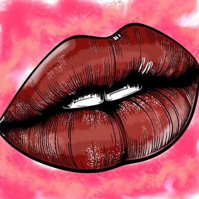 realistic lips