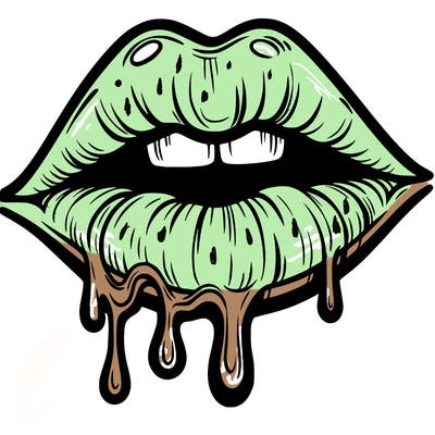 lips that look realistic and drip