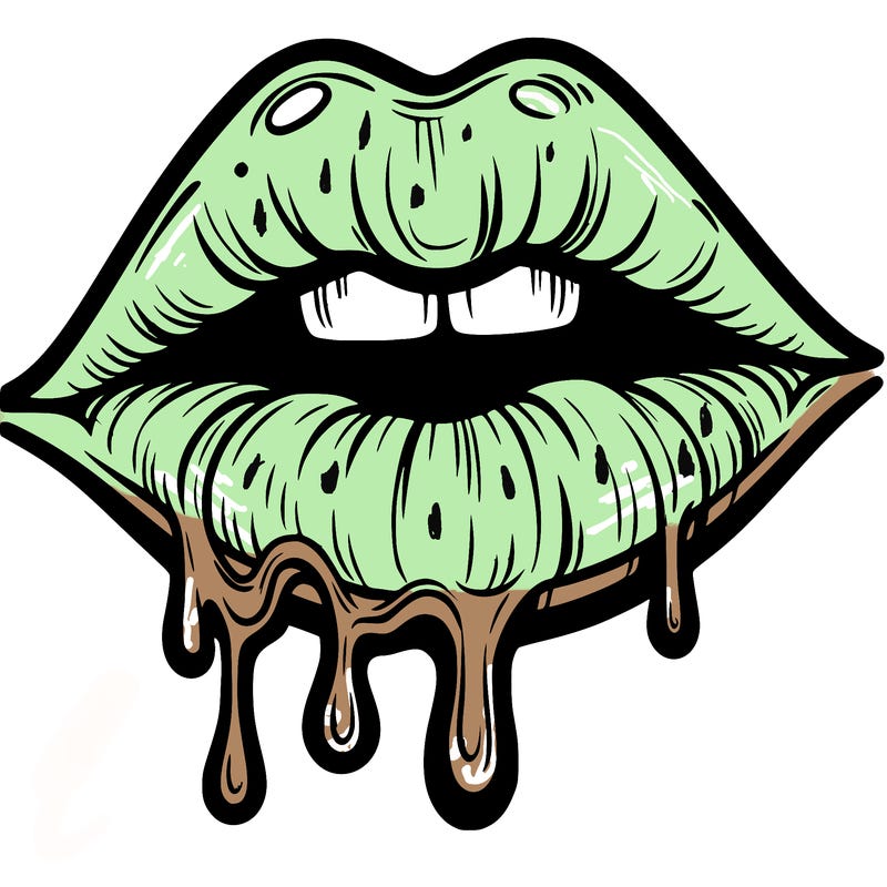 lips that look realistic and drip