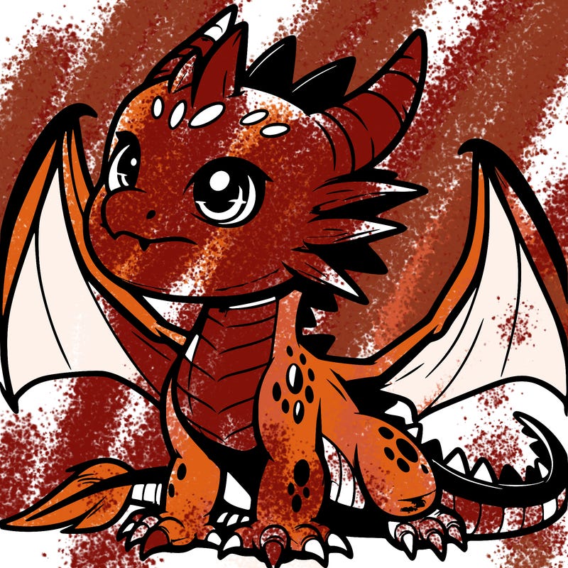 fierce baby night dragon