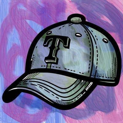 texas rangers baseball hat