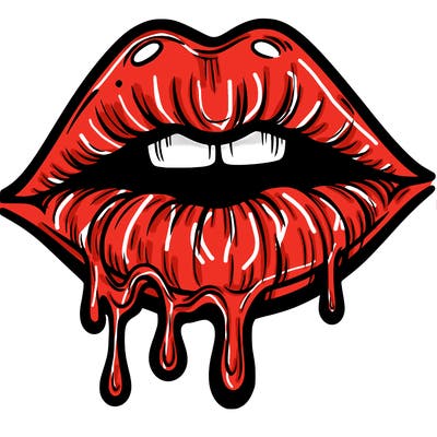 lips that look realistic and drip