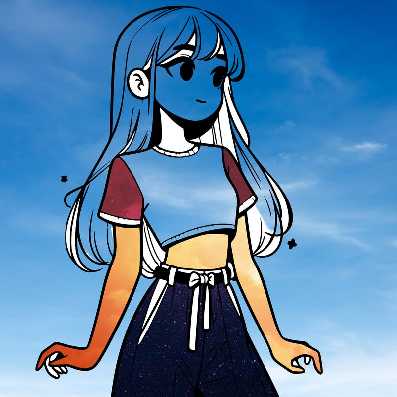 girl in a cute crop top