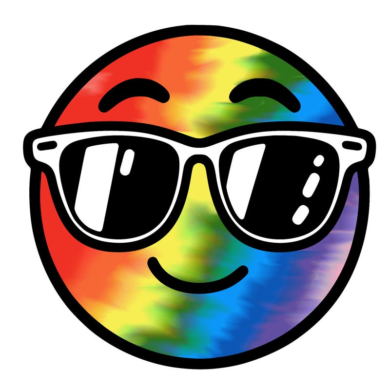 emoji with sunglasses