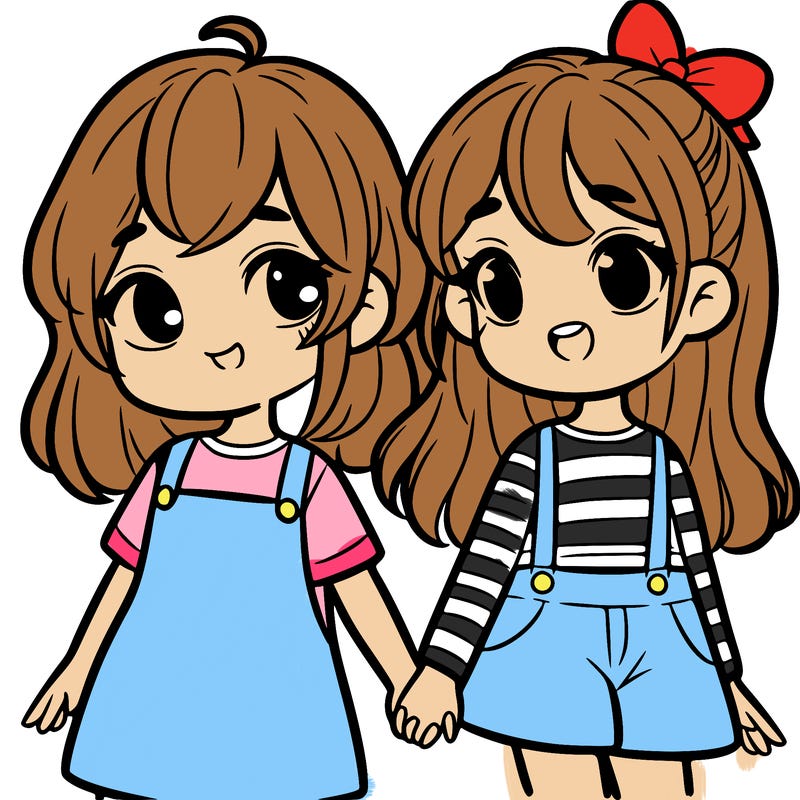 two girls
