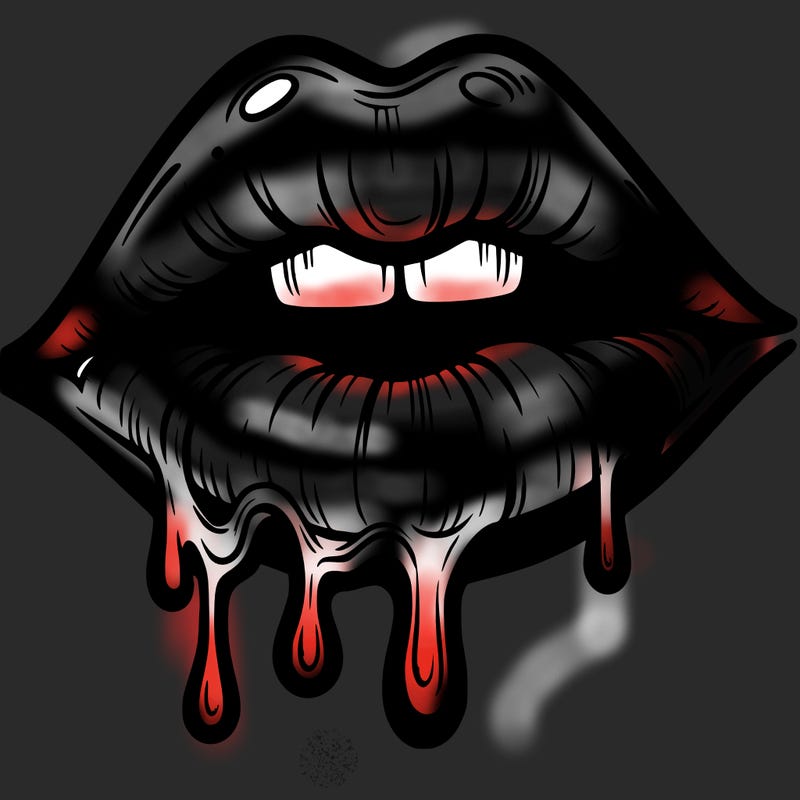 lips that look realistic and drip