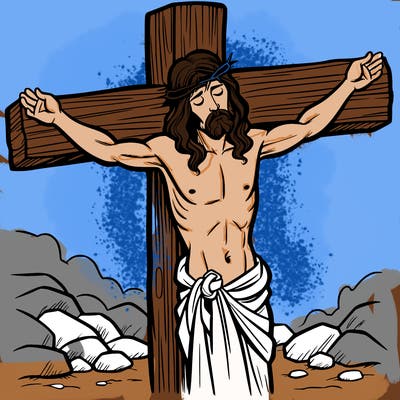 jesus on the cross