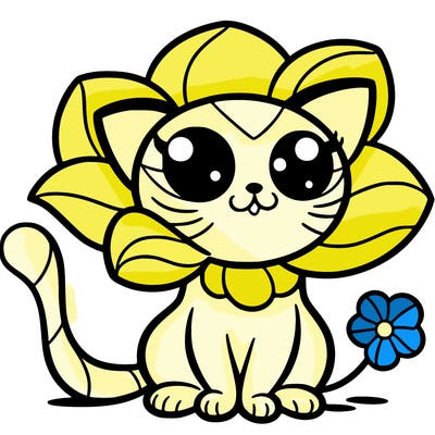 flower cat