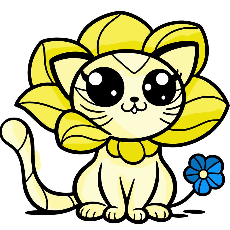 flower cat