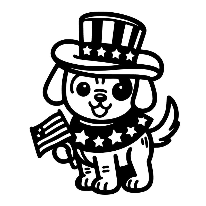 4th of july dog