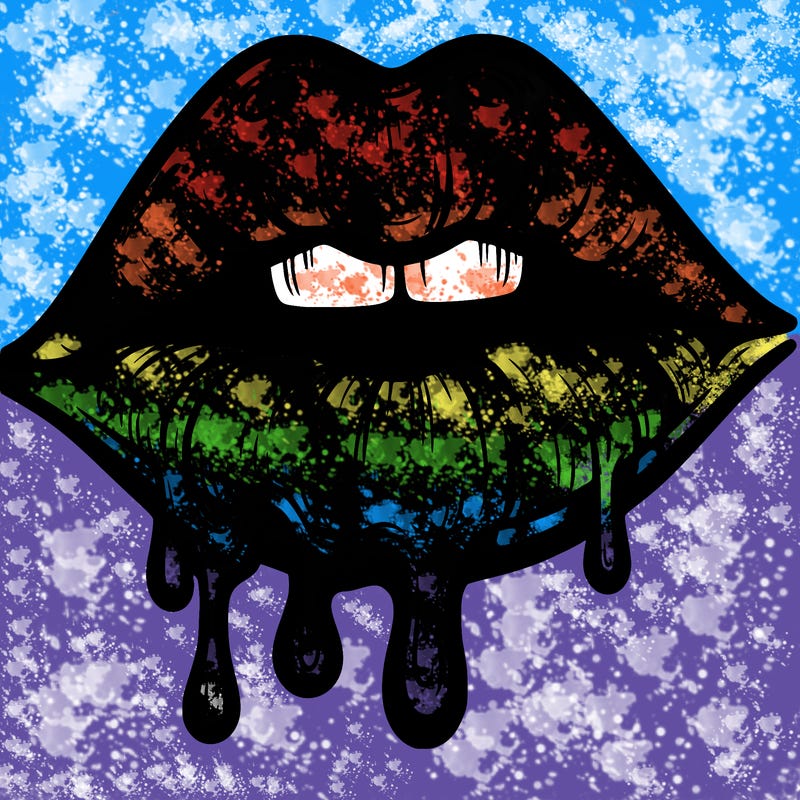 lips that look realistic and drip