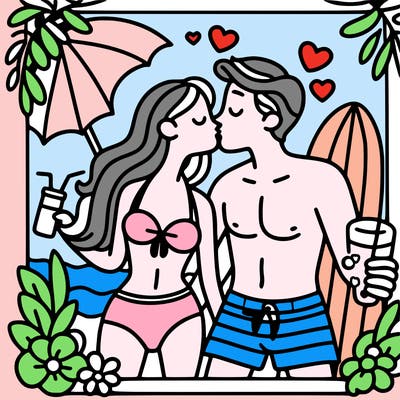 love 👙👩‍❤️‍💋‍👨💋