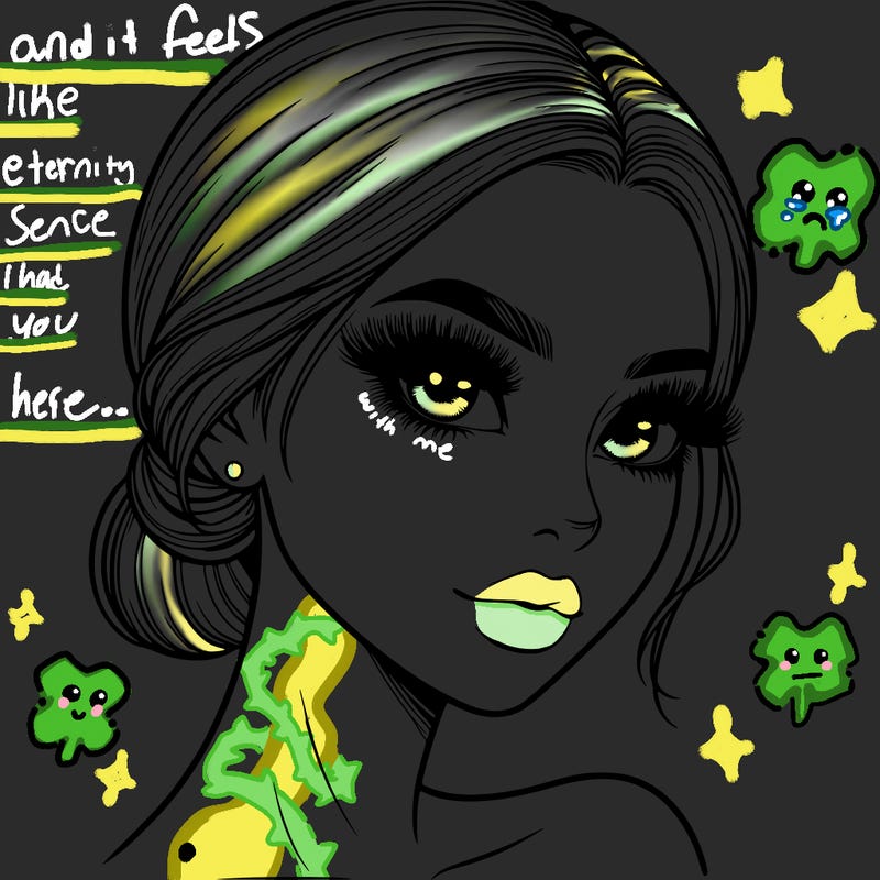 realistic girl with lashes