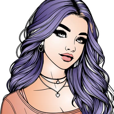 detailed realistic girl