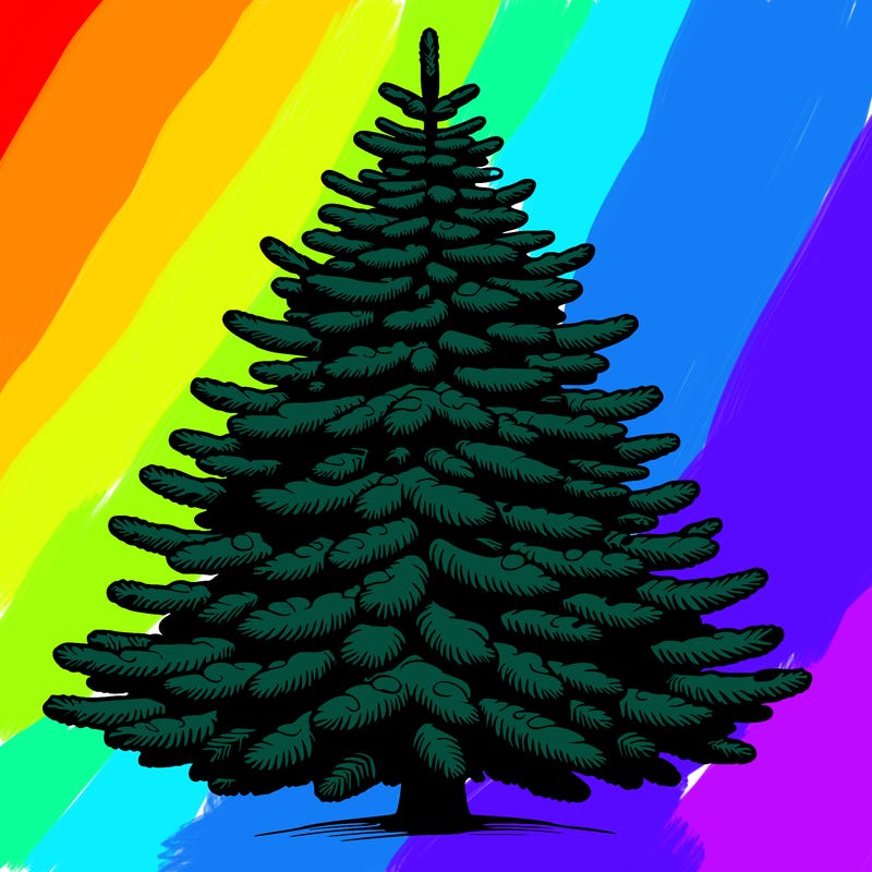 realistic christmas tree