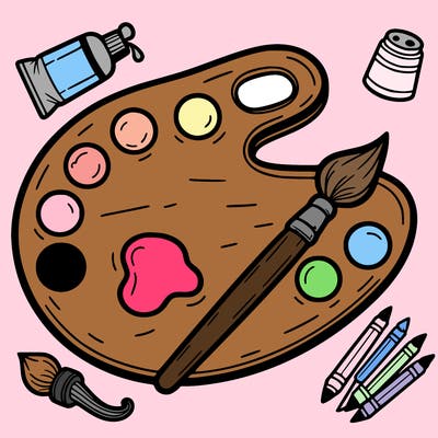 artist paint palette