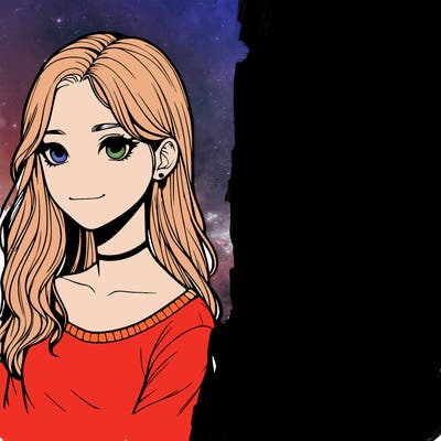 a  realistic pretty teen girl