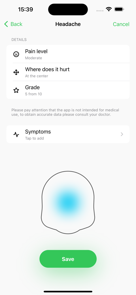 Migraine Headache Tracker - Medical App | MWM