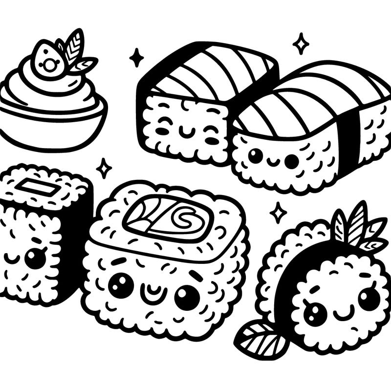 cute sushi
