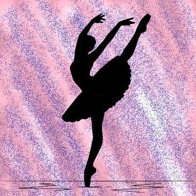 a ballerina in motion.