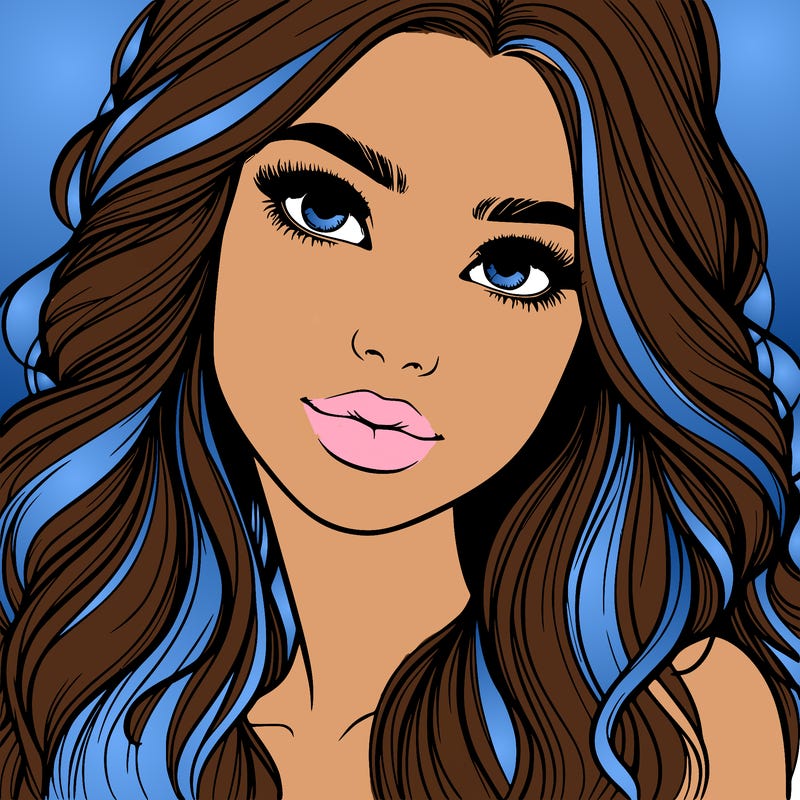 beautiful realistic girl