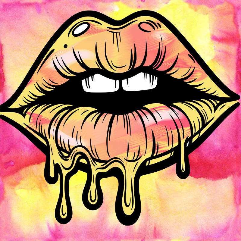 lips that look realistic and drip